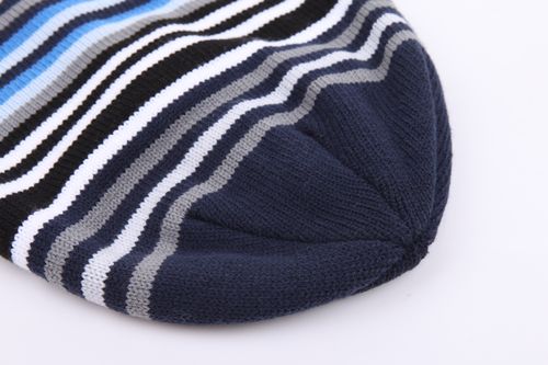 银河队-小贝款针织帽,韩版配色秋冬帽子,男女款堆堆帽.滑雪帽